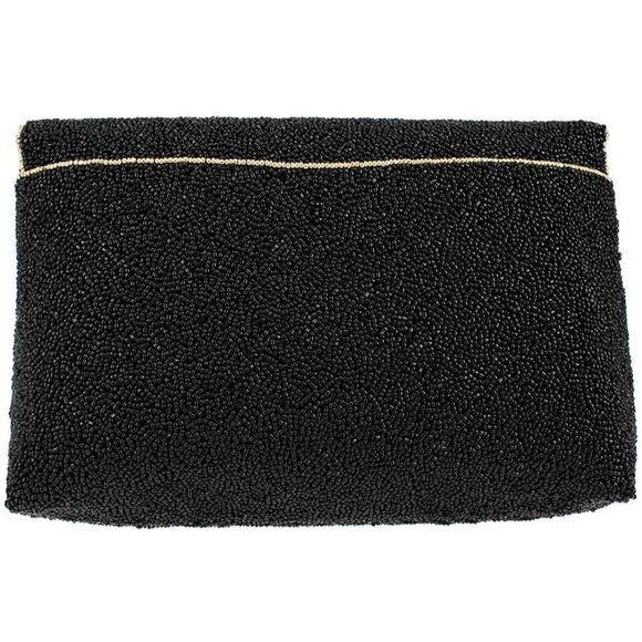 Elegant Olive-Inspired Beaded Clutch - Martini Glass Motif Evening Bag - Picture 2 of 6